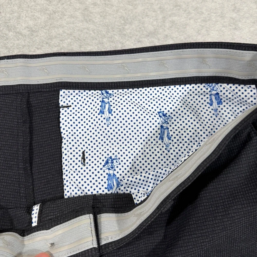 Tommy Bahama Boracay Shorts Mens 38 Grey Performance Stretch Golf